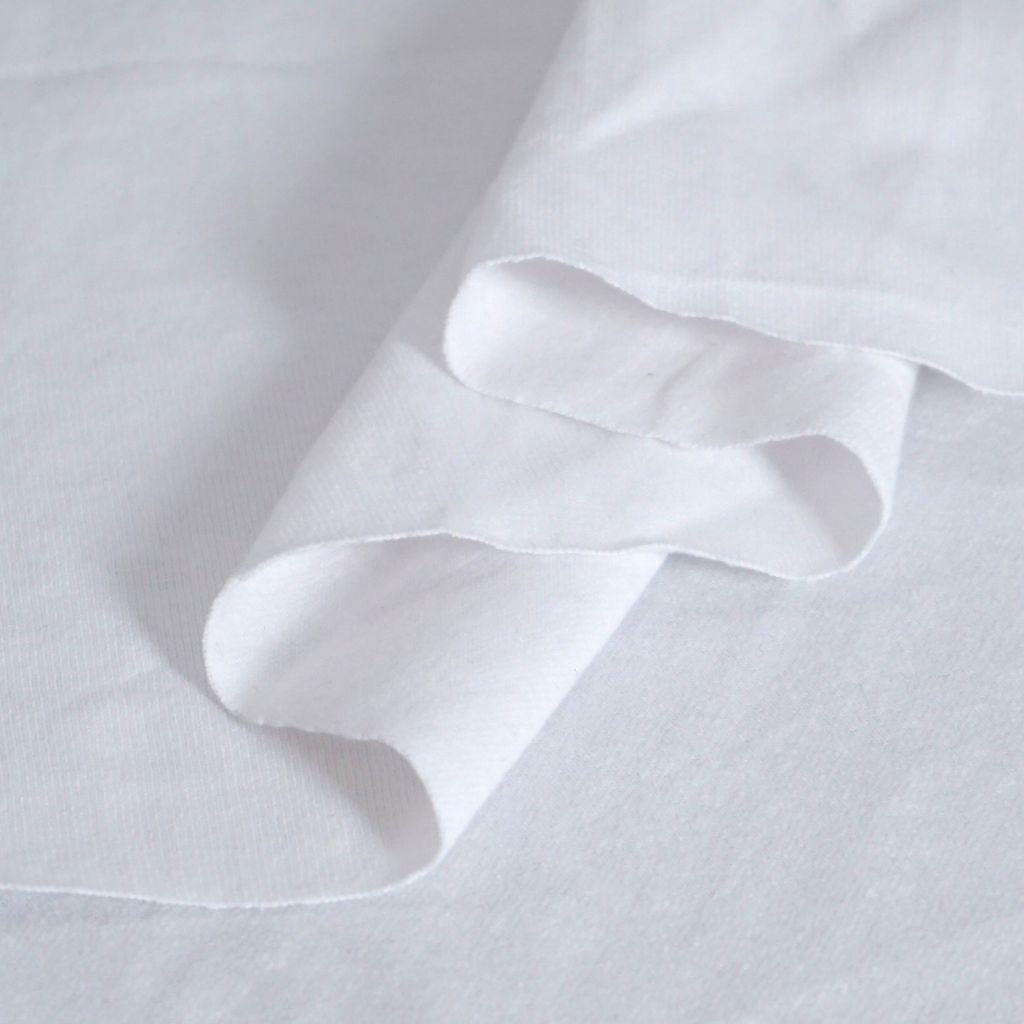 Heavy Jersey 100% Baumwolle weiß